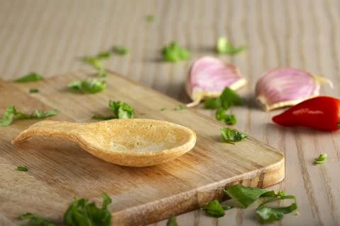 Empty pastry case Stock Photos