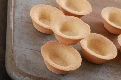 Empty pastry cases Stock Photos