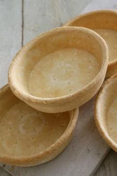 Empty pastry cases Stock Photos