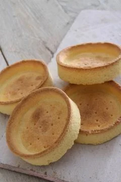 Empty pastry cases Stock Photos