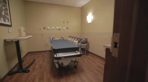 Empty Patient Room Video stock 8184214