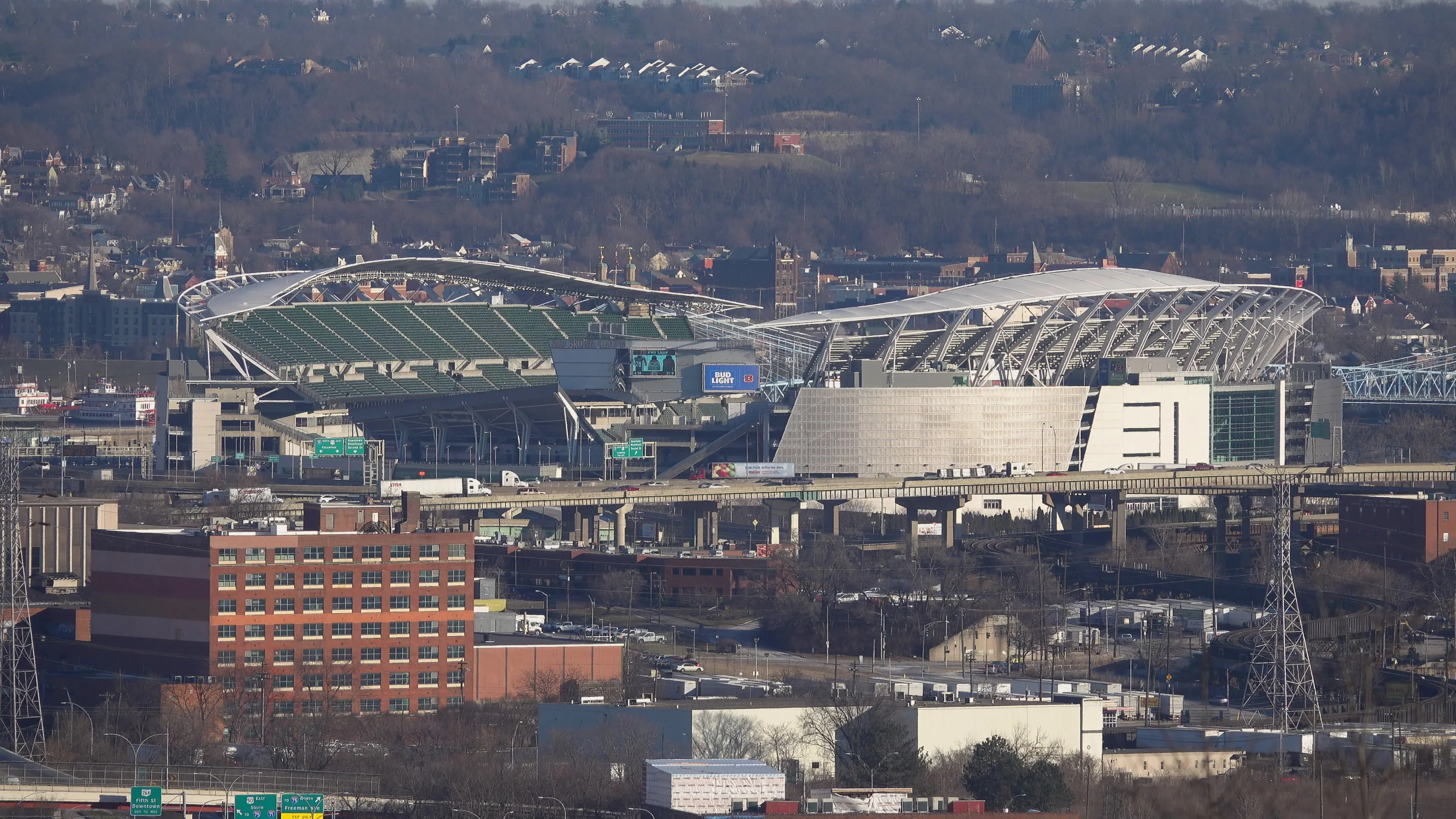 Paul Brown Stadium in Cincinnati, Ohio Editorial Stock Photo