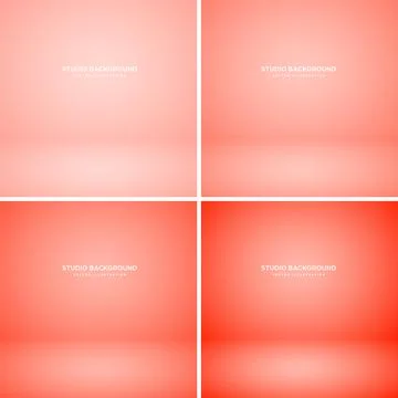 Empty peach studio abstract backgrounds with spotlight effect. Product showcase Stock Illustration