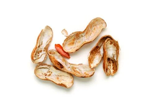Empty Peanut Shells Foto stock