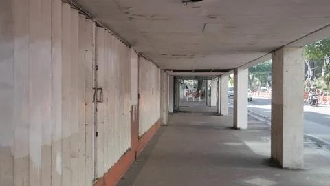 Empty Pedestrian Stock Photos