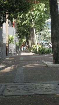 Empty Pedestrian Foto stock