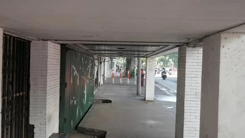 Empty Pedestrian Stock Photos