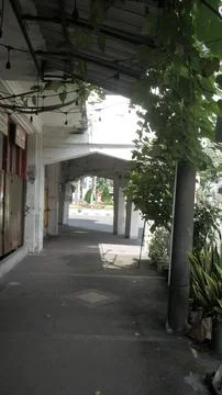 Empty Pedestrian Foto stock