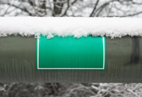 Empty pedestrian sign Stock Photos