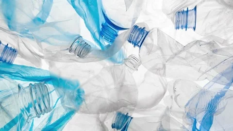 Empty PET Bottles, Waste Management Concept, Zoom In Stock Footage 303622180