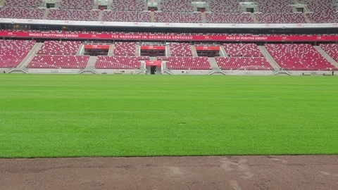 Empty PGE Narodowy Stadium Warsaw 库存影片 346548916