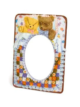 Empty photo frame Stock Photos