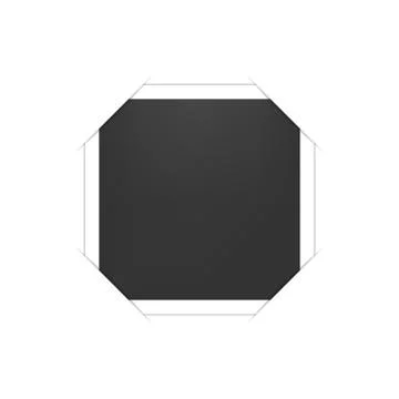 Empty photo frame with shadow. Template for photo, image. Illustrazione stock