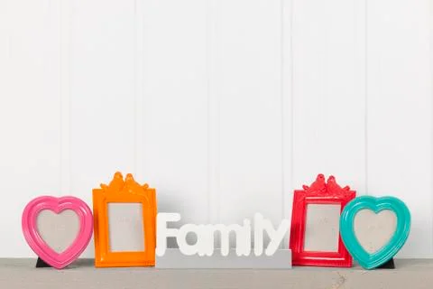 Empty photo frames Stock Illustration