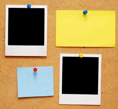 Empty photo frames Stock Photos