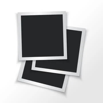 Empty photo frames. Vector illustration Stock Illustration