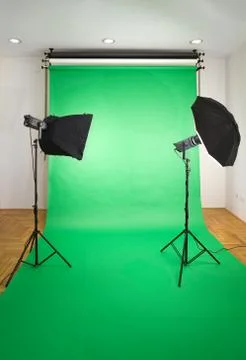 Empty photo studio Stock Photos