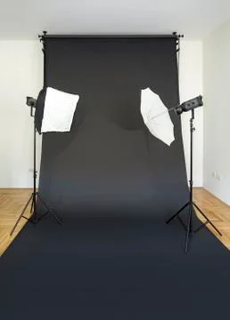 Empty photo studio Stock Photos