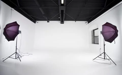 Empty Photo Studio Stock Photos