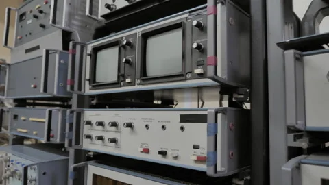 Empty Physics Laboratory At The University Stock Footage 240567601