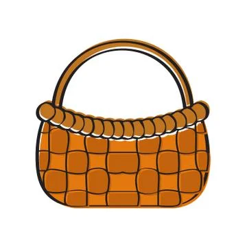 Empty picnic basket icon Stock Illustration