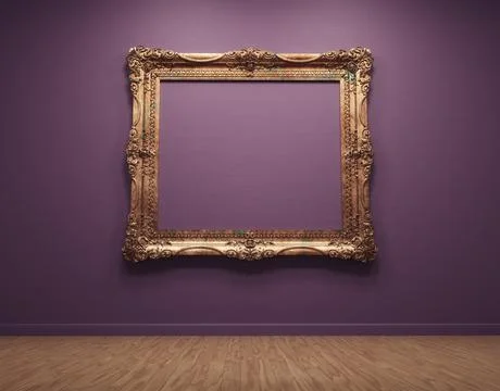 Empty picture frame. Stock Illustration