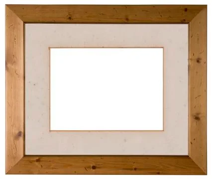 Empty picture frame Stock Photos