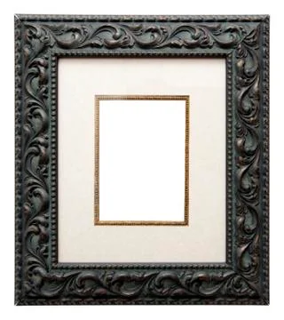 Empty picture frame Stock Photos