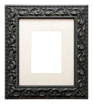Empty picture frame Stock Photos