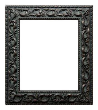 Empty picture frame Stock Photos