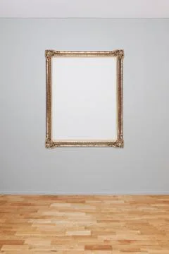 Empty picture on a wall Stock Photos