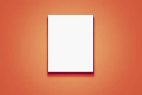 Empty picture with white copy space for mockup template Stock Illustration