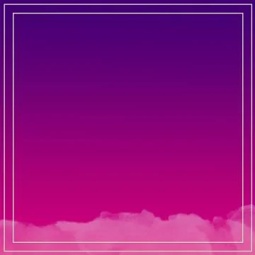 Empty Pink &amp; Blue Gradient Background Frame Design Template Stock Illustration