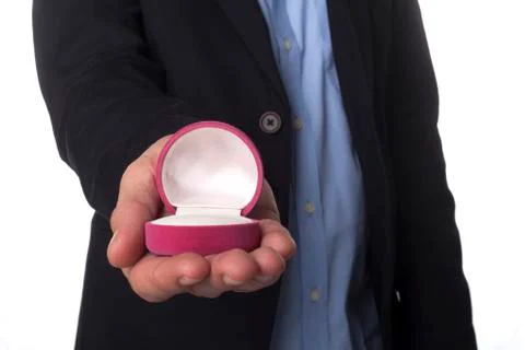 Empty Pink box Stock Photos