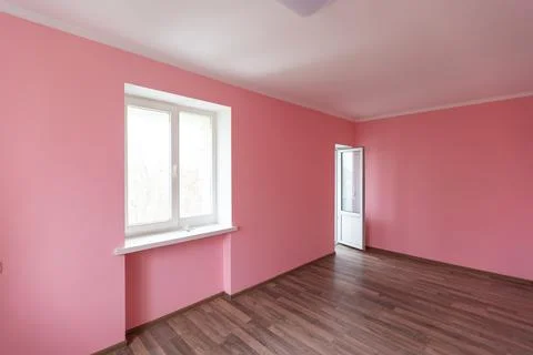 Empty pink room interior for design and decoration 写真素材