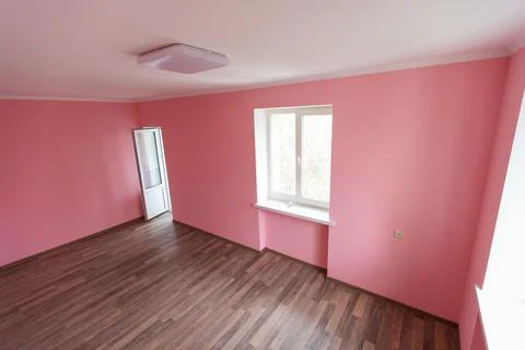 Empty pink room interior for design and decoration 스톡 사진