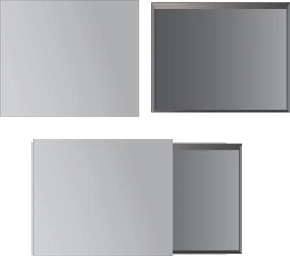 Empty Plain Box  illustration template in Vector- scalable in any sizes イラスト素材