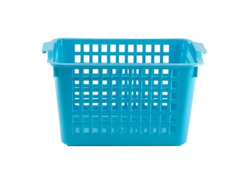 Empty plastic basket Stock Photos