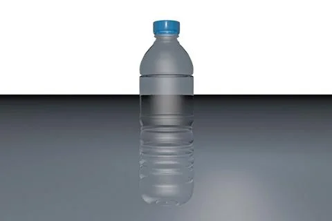 Empty Plastic Bottle Stock Illustration