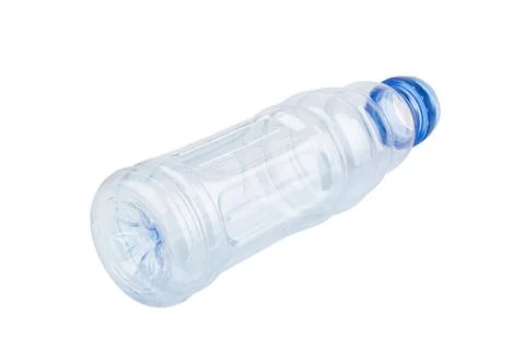 Empty plastic bottle isolated on white background Stock Photos