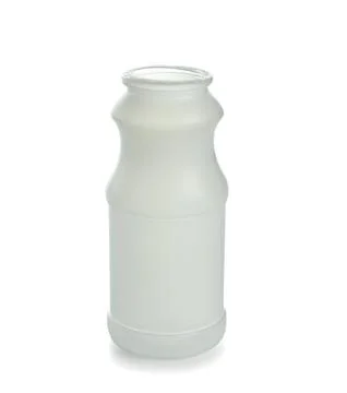 Empty plastic bottle isolated on a white background Stock Photos