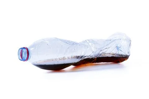 Empty plastic bottle waste Stock Photos