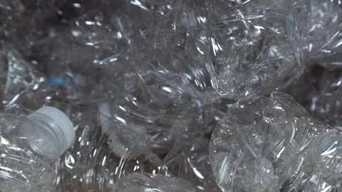 Empty plastic bottles for recycling Stock-Footage 327515999