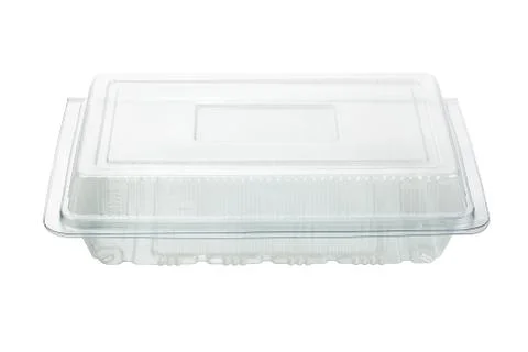 Empty plastic container Stock Photos