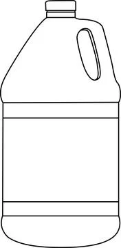 Empty plastic container Vector 스톡 일러스트