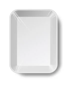Empty plastic container. Vector illustration. Stock Illustration