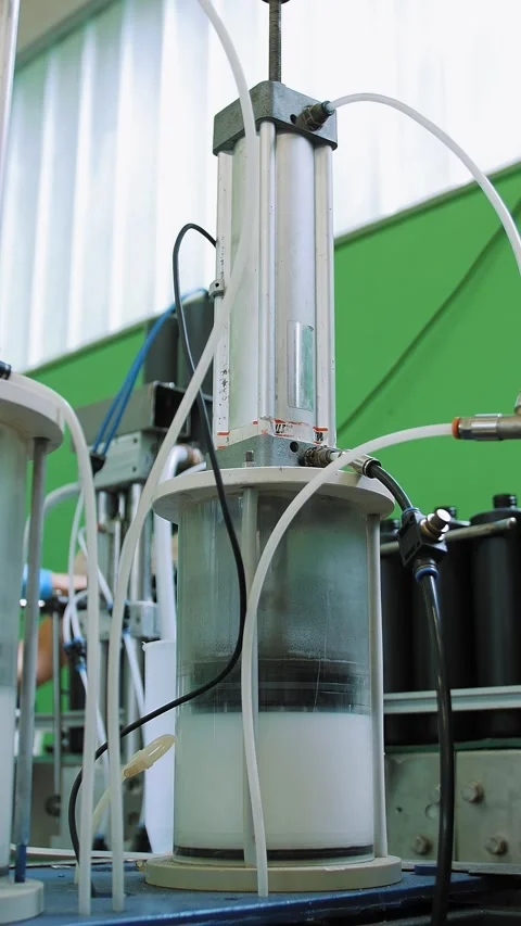 Empty plastic containers, tubes. Plastic tubes are filled with hair dye and Stock Footage 314980815
