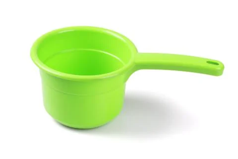 Empty Plastic Scoop Foto stock