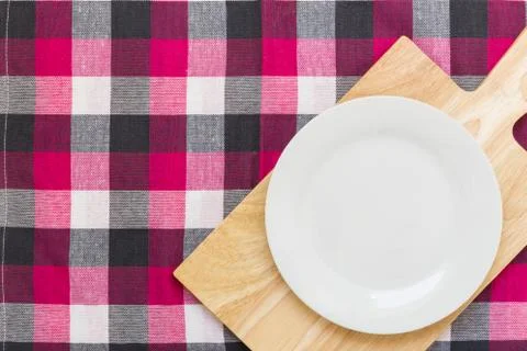 Empty Plate / Empty Plate Background Stock Photos