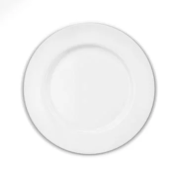 Empty plate Stock Illustration